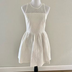 A|X Armani Exhange White Lace Dress